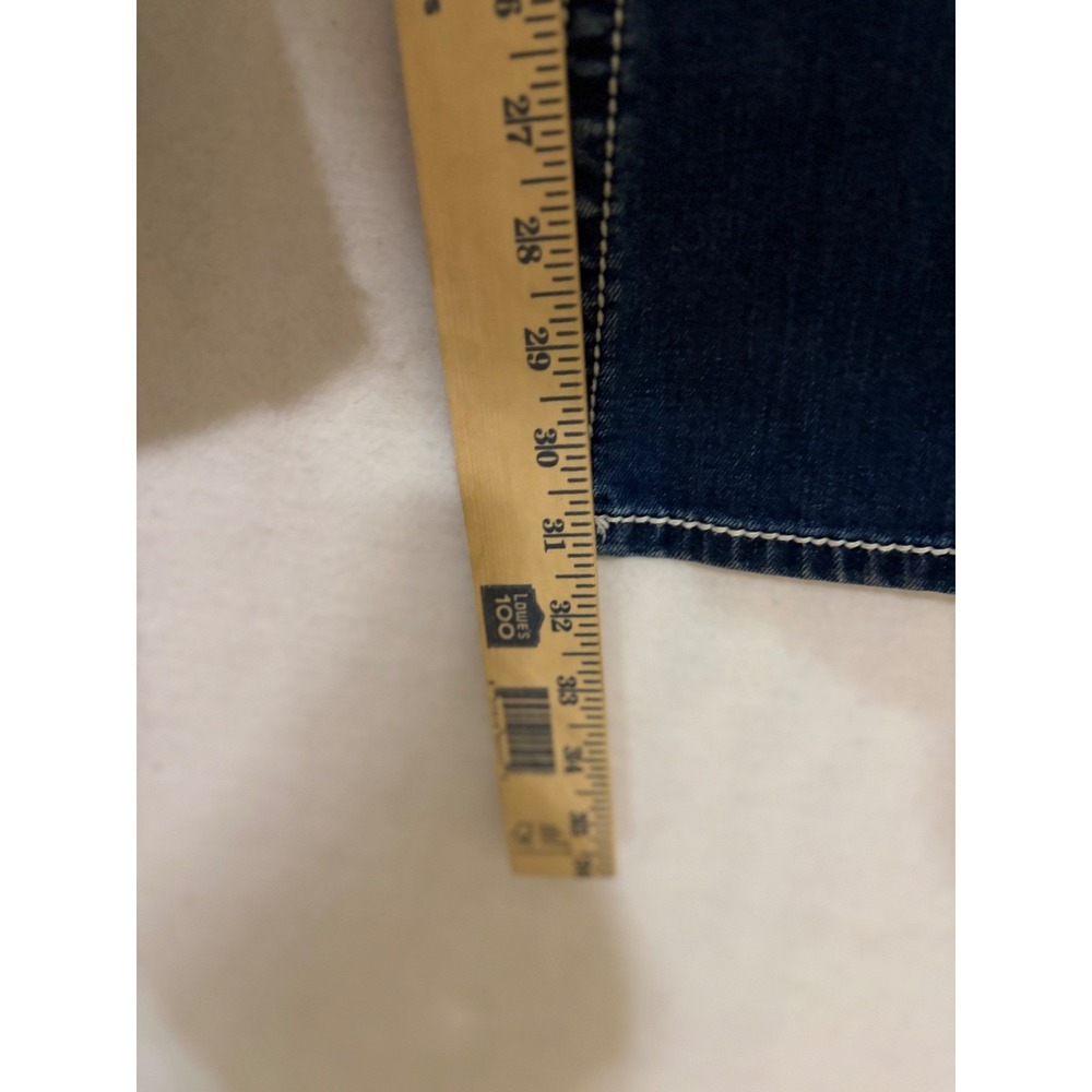 Miss Me JP5521B Bootcut Jeans Dark Wash Embellished Pockets Womens 28 Low Rise - Picture 7 of 8